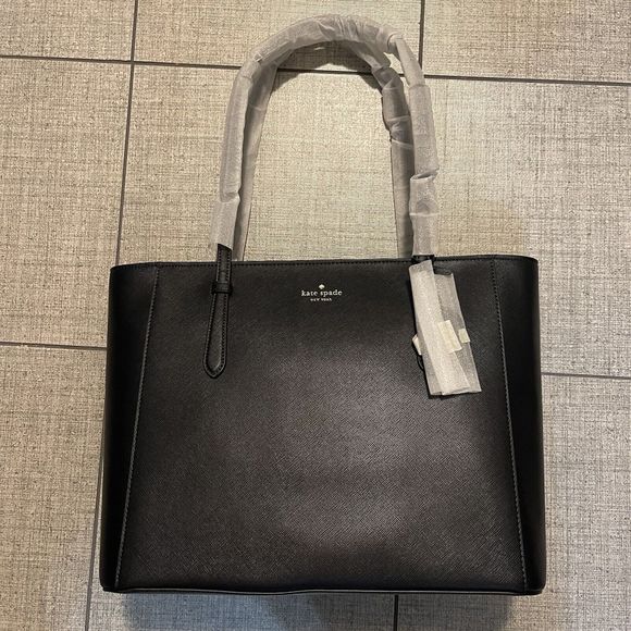 kate spade Handbags - KATE SPADE Schuyler Medium Tote Black NWT Leather Designer Work Business Purse